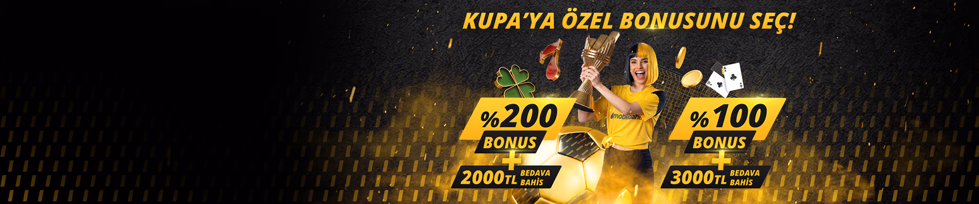 Mobilbahis Hoşgeldin Bonusu - %200 ve 3.000 TL Bonus ve Bedava Bahis Fırsatları
